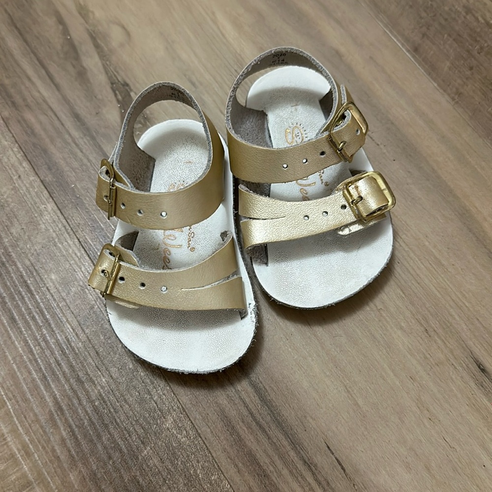 Gold sandals